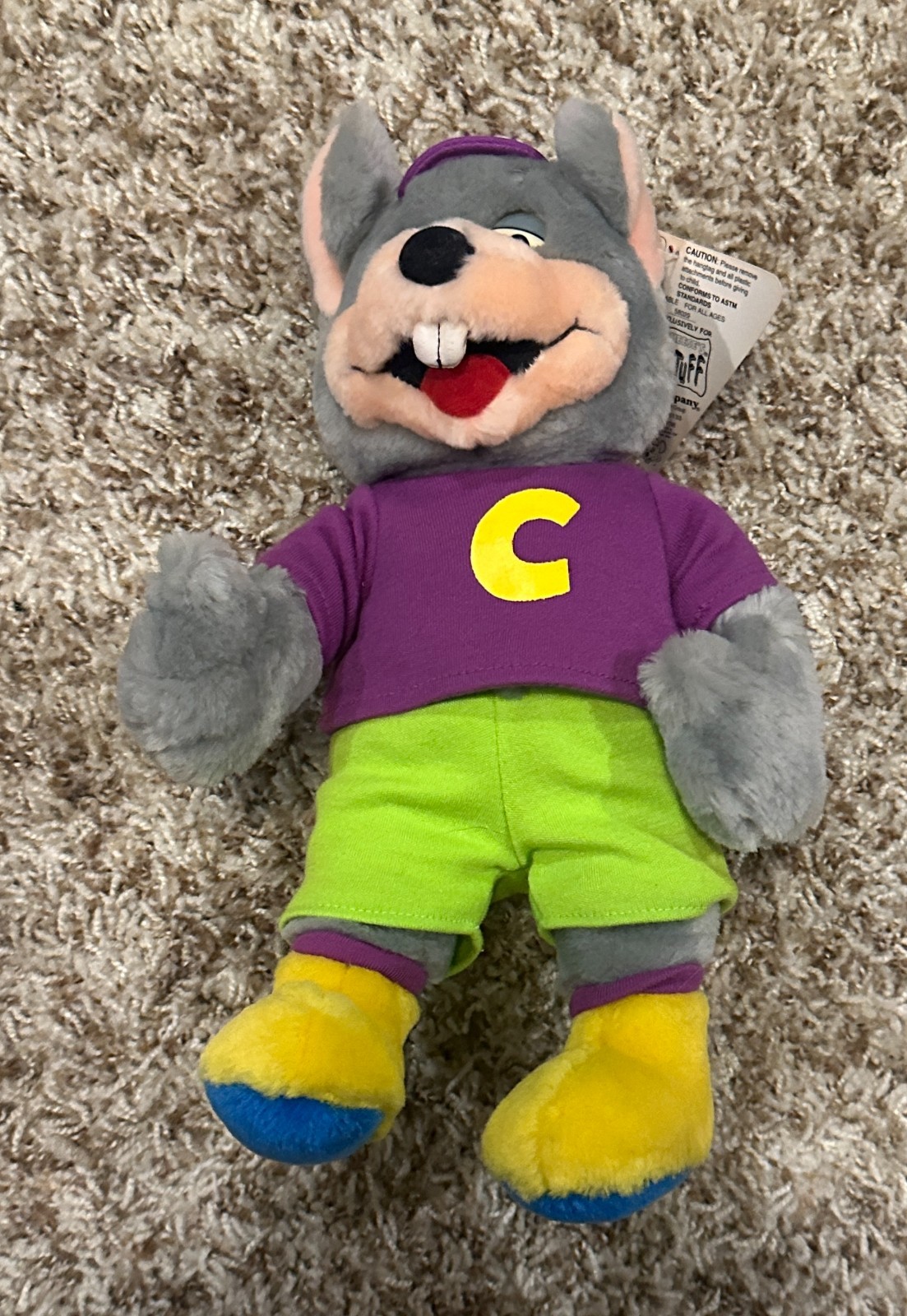 Rare Vintage 2000 CHUCK E CHEESE Official CEC Kid's Stuff 12