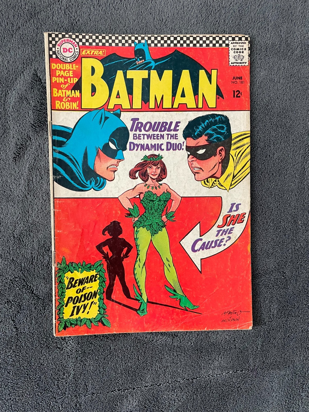 BATMAN  #181 JUNE 1966 DC COMICS POISON IVY