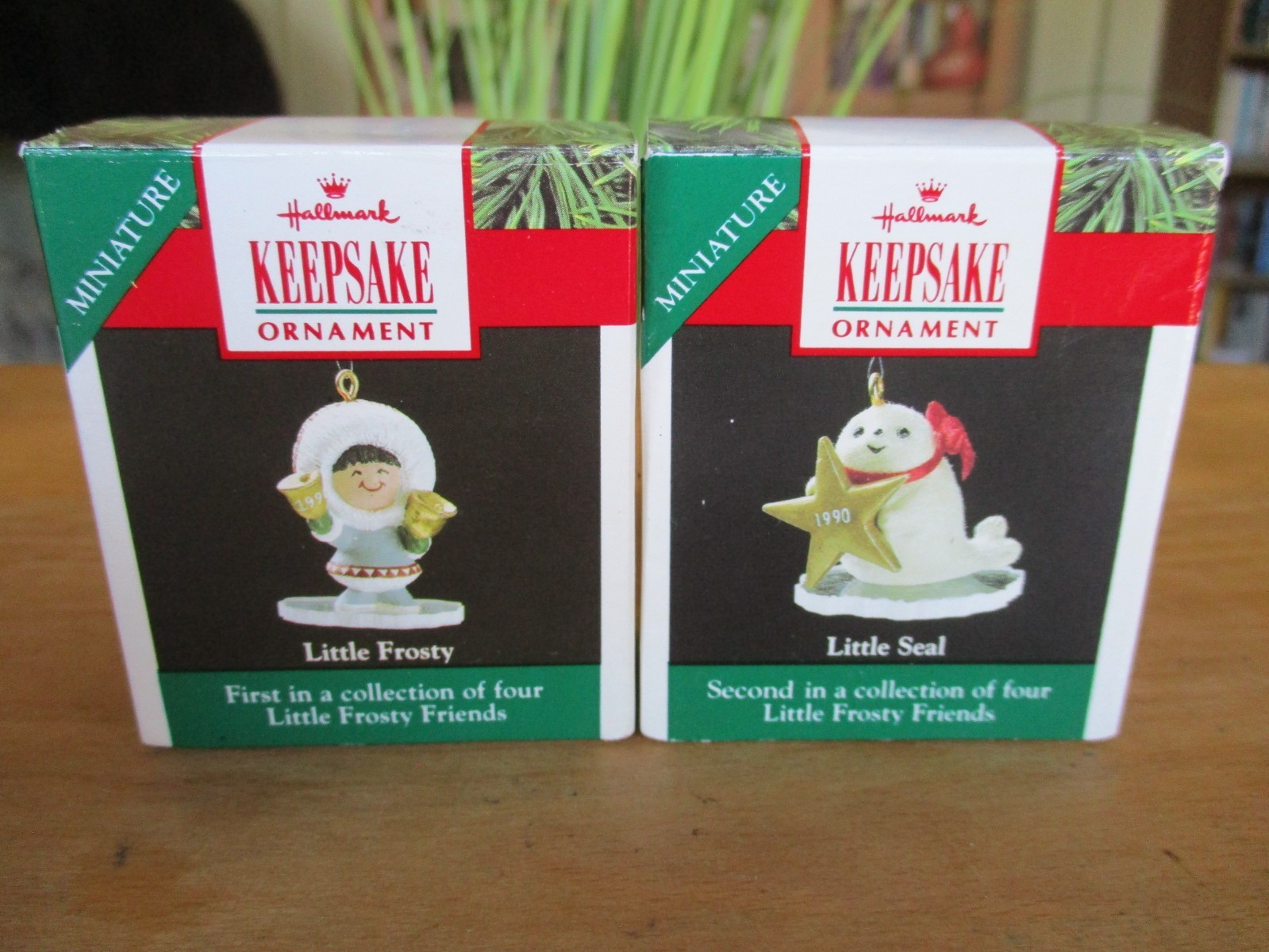 Little Frosty 1990 Hallmark Mini Little Frosty Friends Ornaments XPR9720 - NIB 2