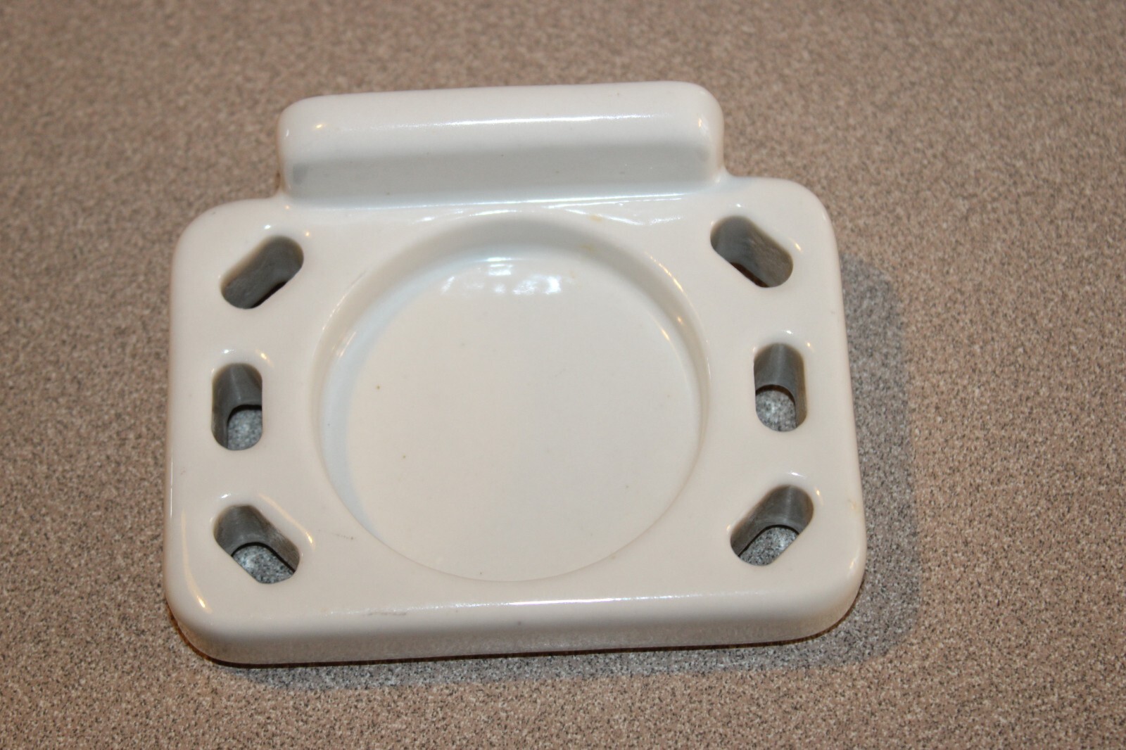 Vintage Porcelain Toothbrush and Cup Holder 6-Brush