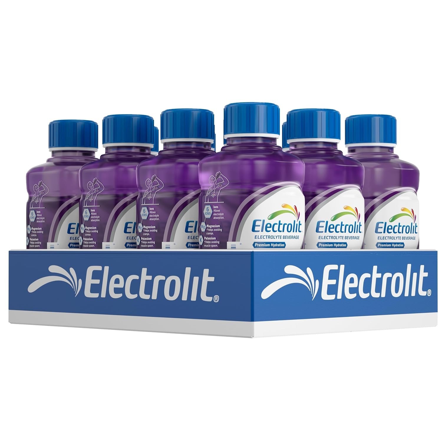 NEW - Electrolit, Electrolyte Beverage, Grape, 21 Fl Oz bottle (Pack of 12) NEW - Electrolit, Electrolyte Beverage, Grape, 21 Fl Oz bottle (Pack of 12)
