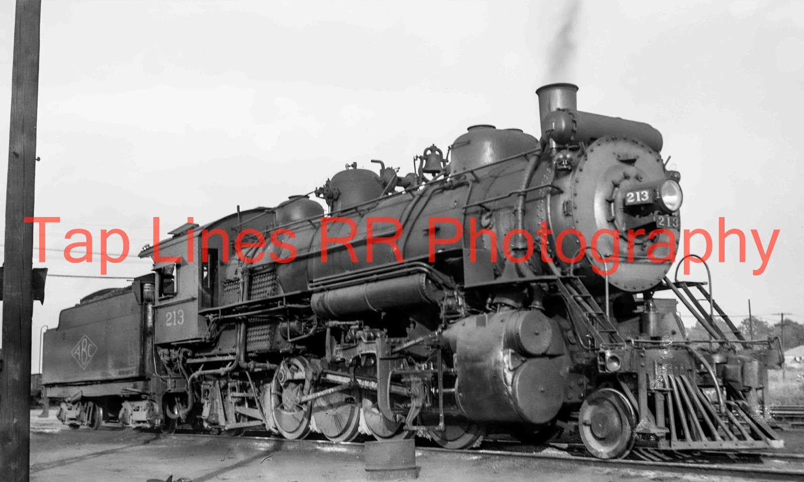 Atlanta Birmingham & Coast 213 2-8-2 BIRMINGHAM 5-17-1940 NEW 5X8 PHOTO