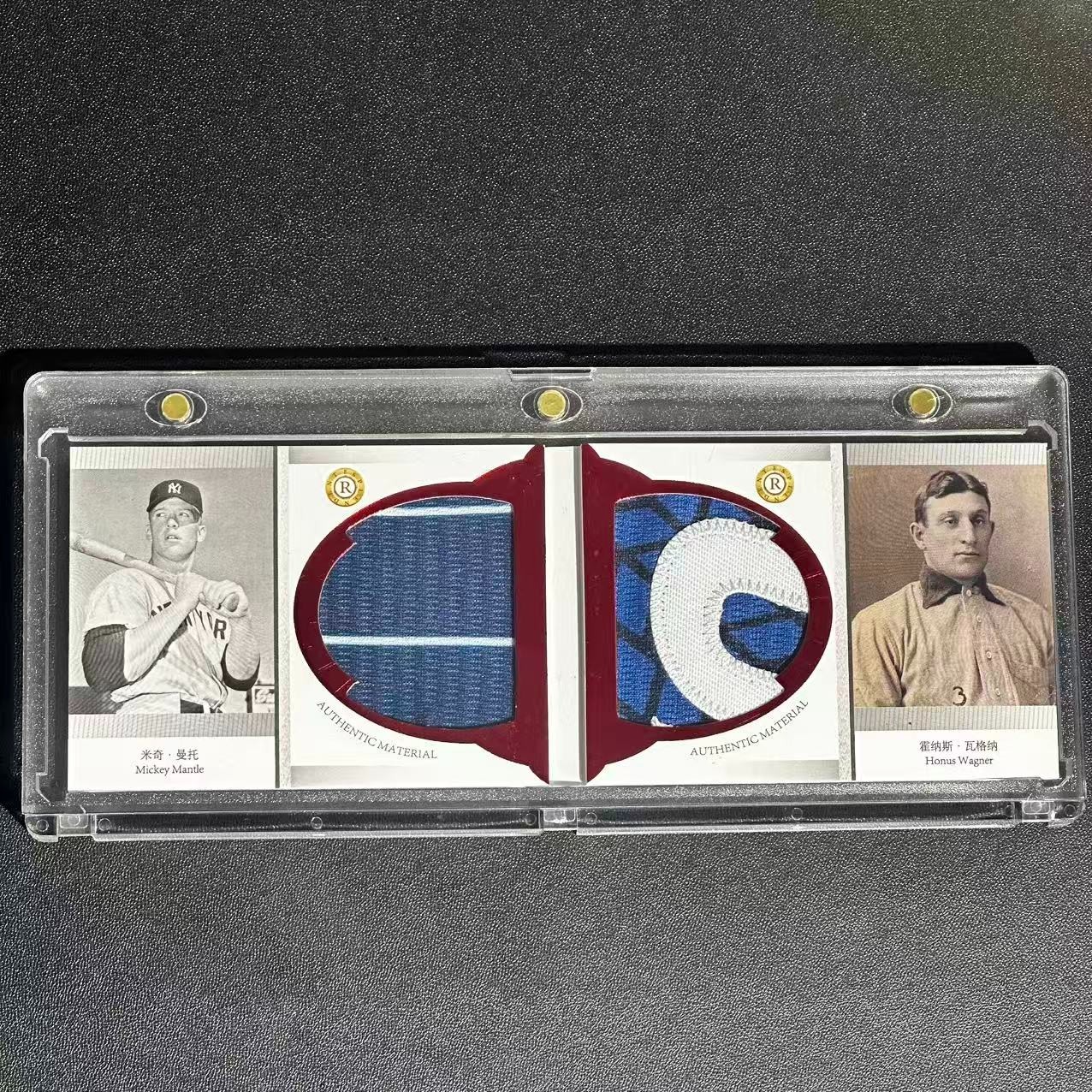 Mickey Mantle Wagner 10/25 Eternal Revelation 2026 Materials Booklet Relic A8