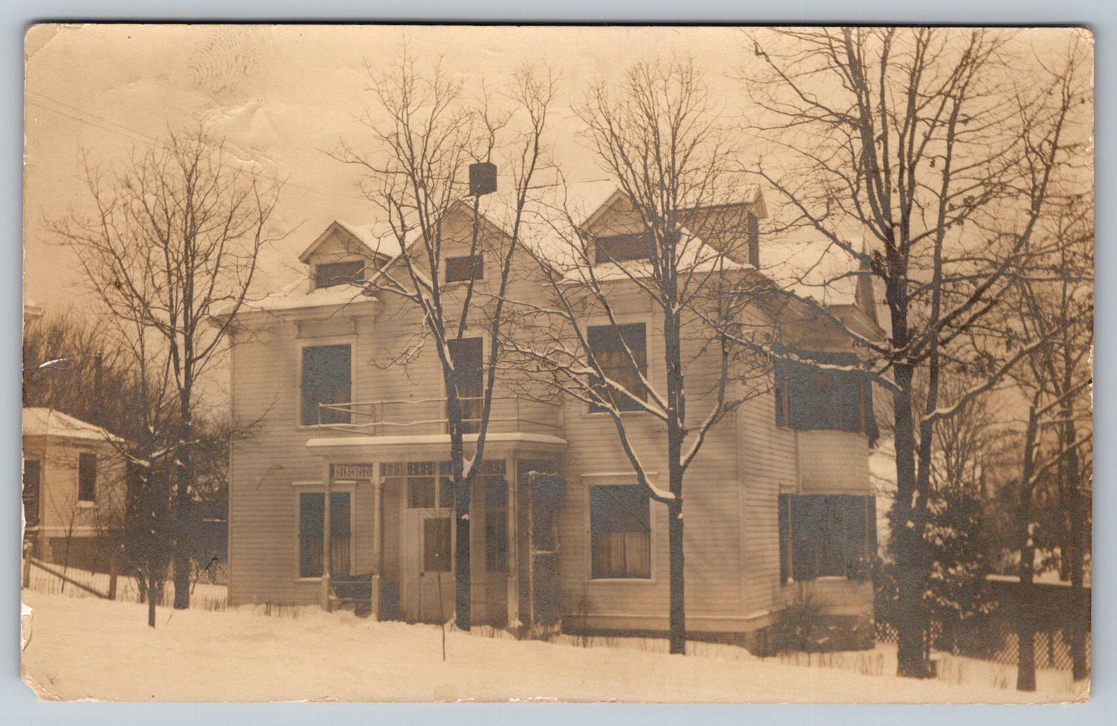 RPPC 307 Soth 4th St. Desoto Missouri Home of Otis and Nancy Monroe Postcard