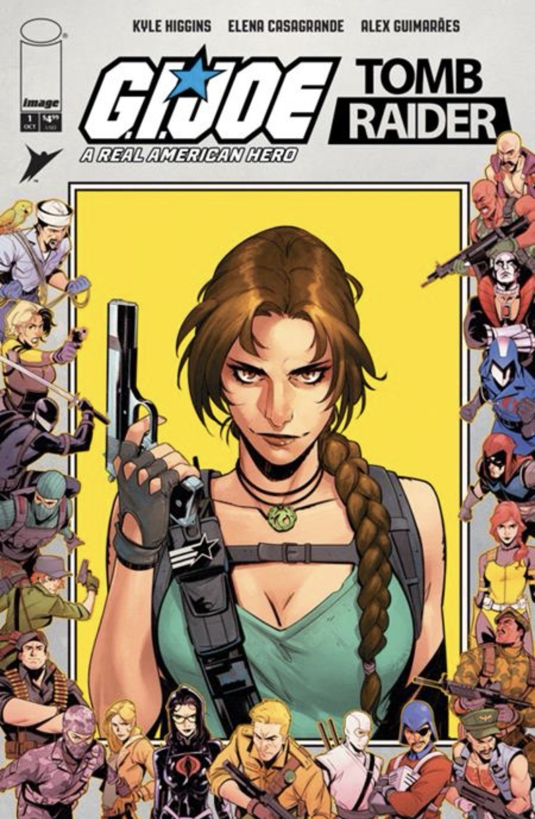 🔥 GI JOE A REAL AMERICAN HERO TOMB RAIDER #1 TAMMETTA 1:100 FOIL Variant Cvr F 🔥 GI JOE A REAL AMERICAN HERO TOMB RAIDER #1 TAMMETTA 1:100 FOIL Variant Cvr F