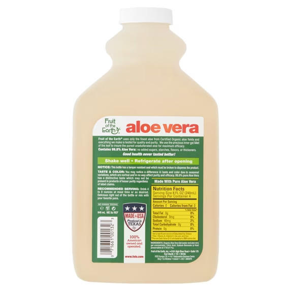 Fruit of the Earth Original Aloe Vera Drink, 32 Fl Oz Fruit of the Earth Original Aloe Vera Drink, 32 Fl Oz