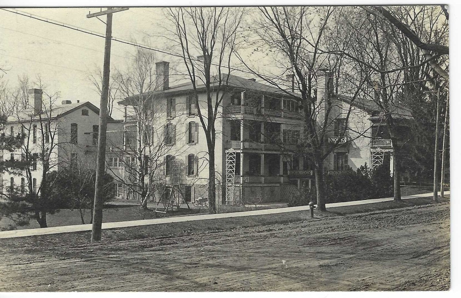 Castile, New York, Greene Sanitarium, 1909, Wyoming Co, Real Photo Postcard RPPC Castile, New York, Greene Sanitarium, 1909, Wyoming Co, Real Photo Postcard RPPC