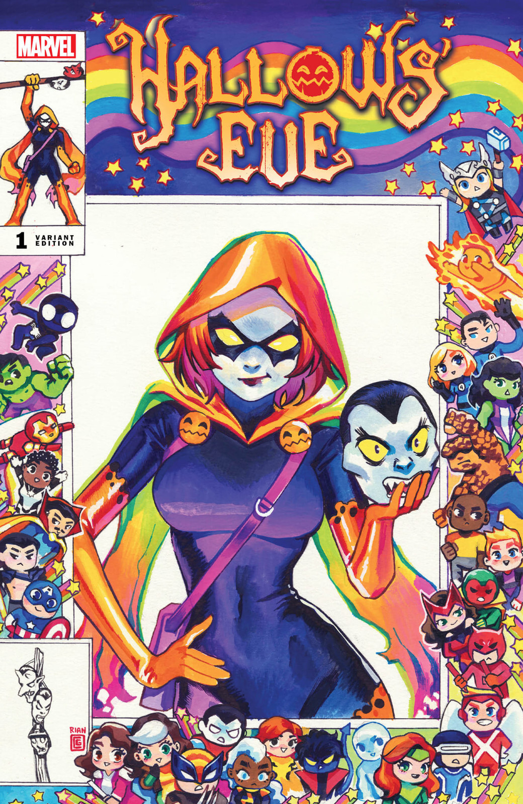 HALLOW'S EVE #1 (RIAN GONZALES EXCLUSIVE VARIANT) COMIC BOOK ~ Marvel Comics NM