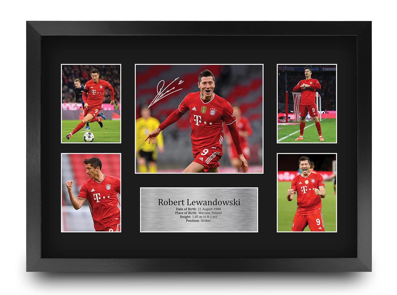 HWC Trading Robert Lewandowski 16 x 12 inch A3 Framed Signed Autograph Photo HWC Trading Robert Lewandowski 16 x 12 inch A3 Framed Signed Autograph Photo