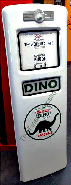 NEW SINCLAIR DINO GAS PUMP FRONT DOOR DISPLAY OIL REPLICA - *