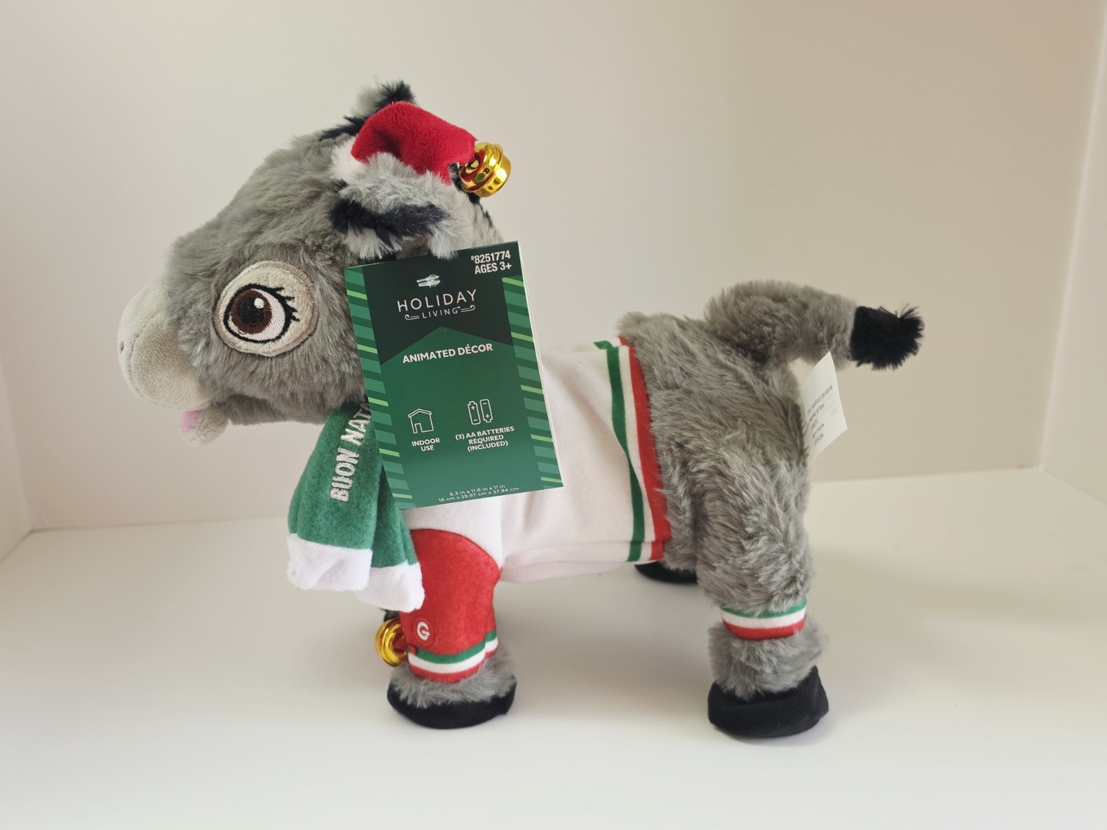 Dominick Italian Christmas Donkey Sings Animated Gemmy Plush Viral **See Video Dominick Italian Christmas Donkey Sings Animated Gemmy Plush Viral **See Video