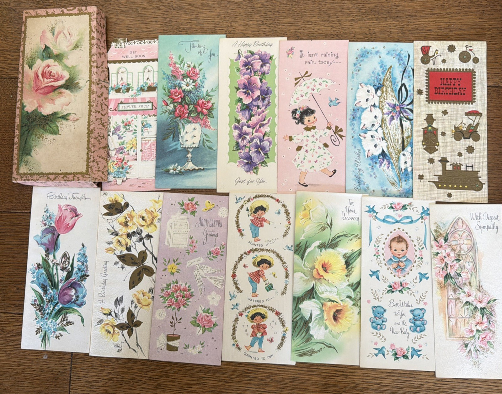 Lot Of 13 VTG Coronation Greeting Cards Tall Royal Deluxe Unused 3 1/2 Lot Of 13 VTG Coronation Greeting Cards Tall Royal Deluxe Unused 3 1/2