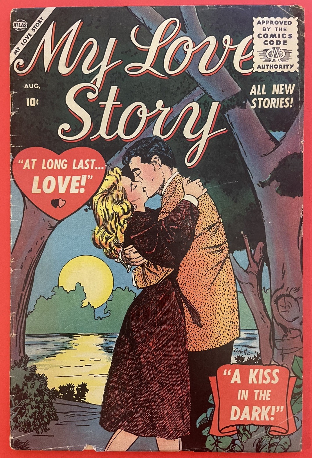MY  LOVE STORY  # 3  (1956) - ATLAS  ROMANCE COMIC BOOK -  MATT BAKER STORY