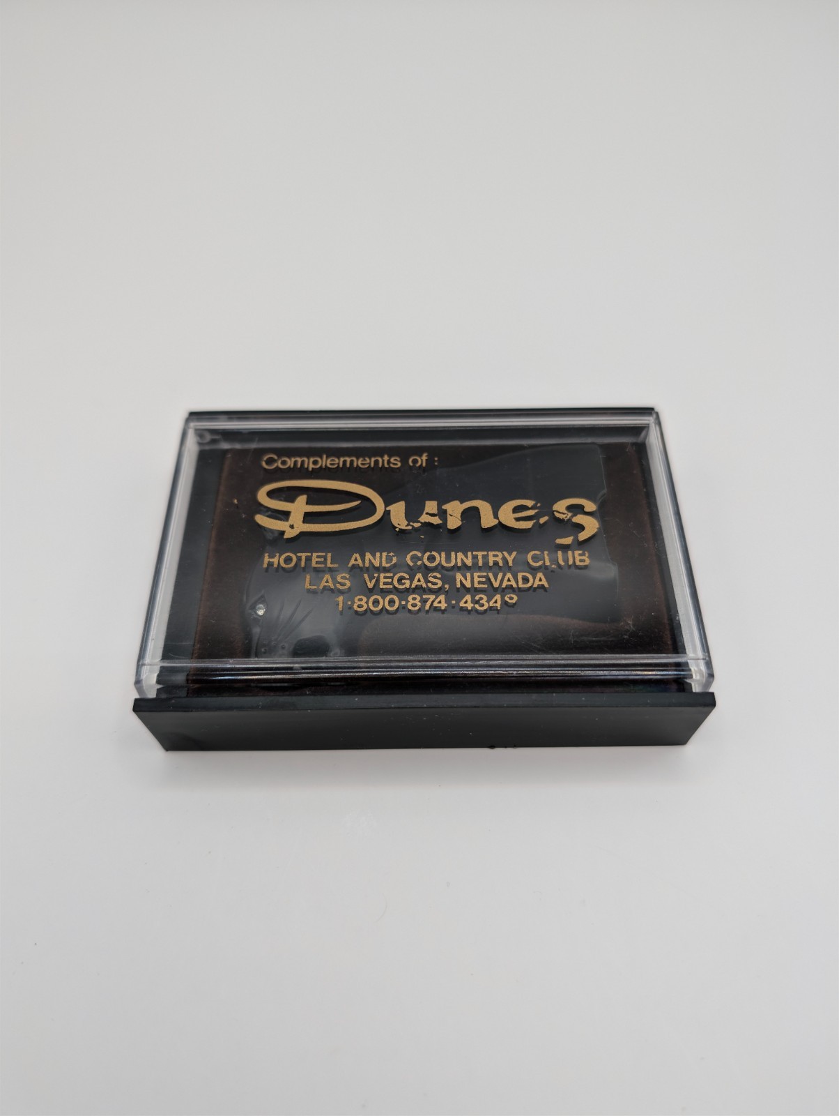 Vtg Dunes 1970s Hotel & Country Club Vegas Black Panther Butane Lighter
