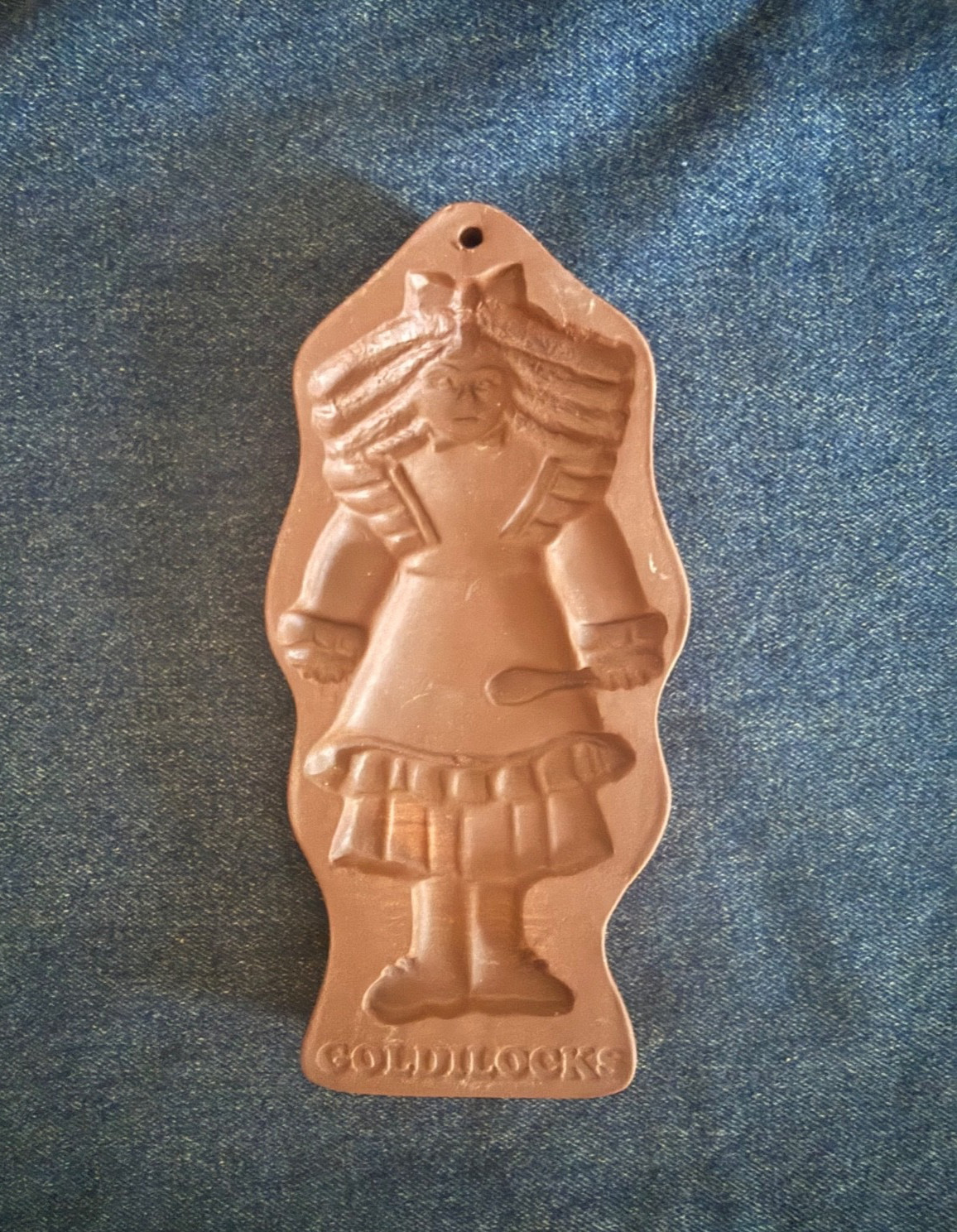Vintage Hartstone Goldilocks Stoneware Cookie Mold