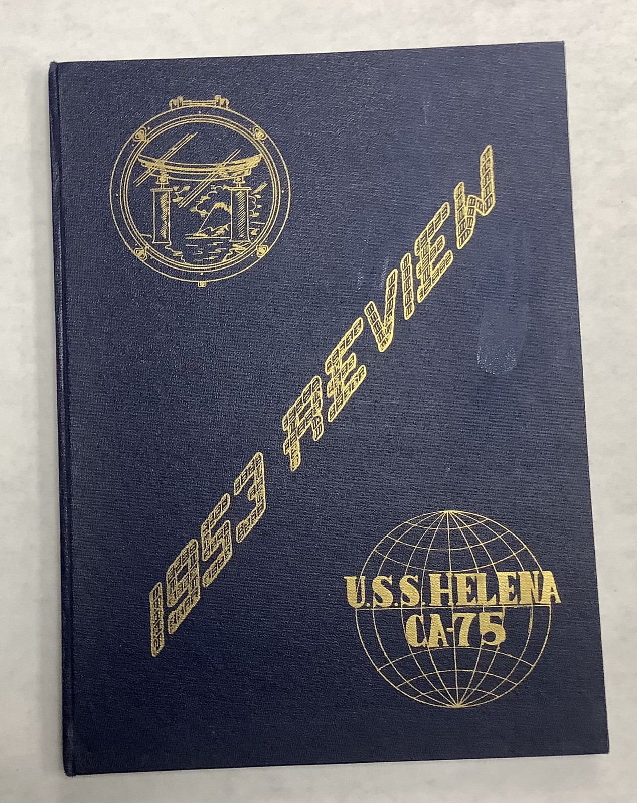 1953 Review USS Helena CA 75 US Navy Military History Vintage Book 1953 Review USS Helena CA 75 US Navy Military History Vintage Book