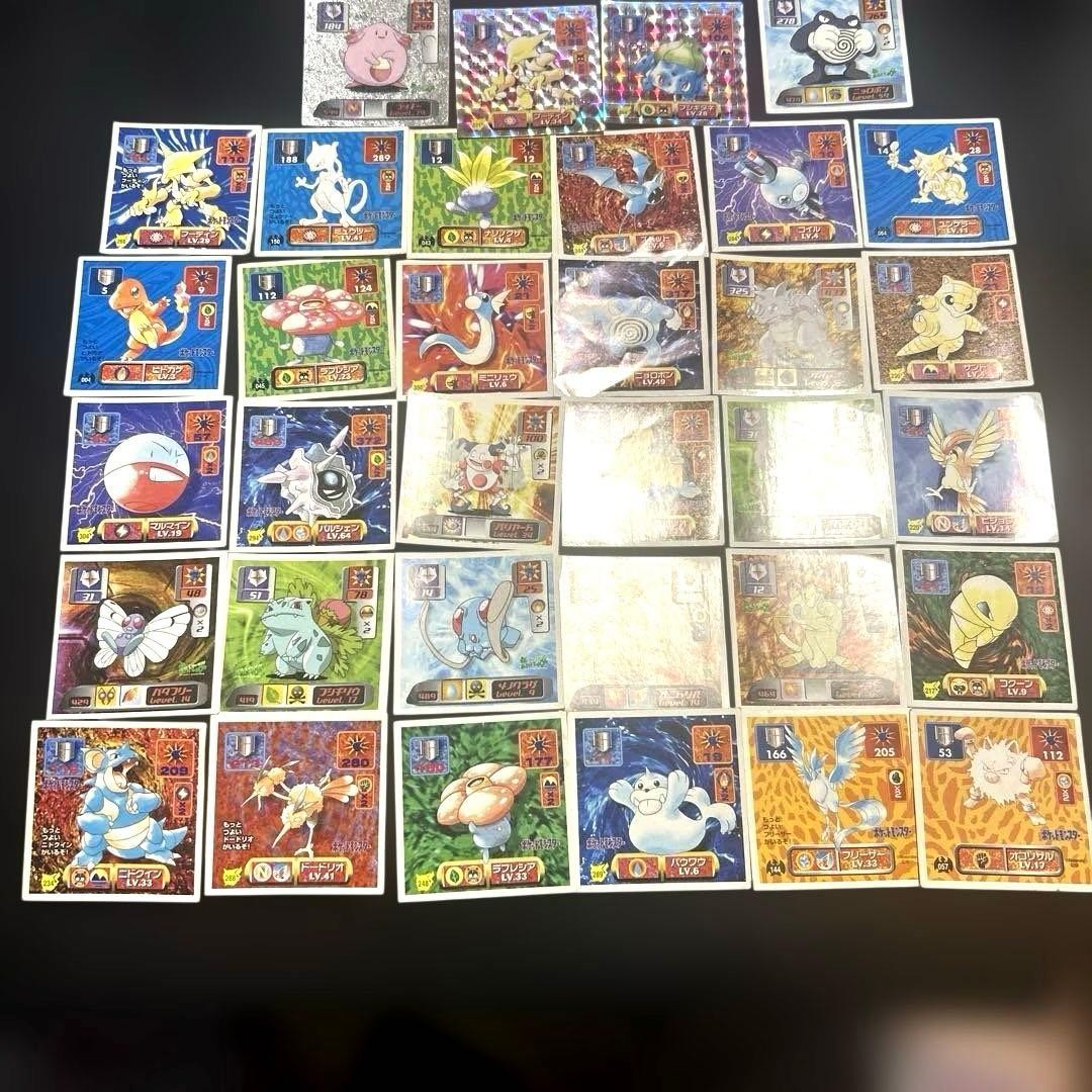 Pokemon Saikyo Seal Retsuden Amada 34 Sticker Lot Holo Collectible 15+ Pokemon Saikyo Seal Retsuden Amada 34 Sticker Lot Holo Collectible 15+