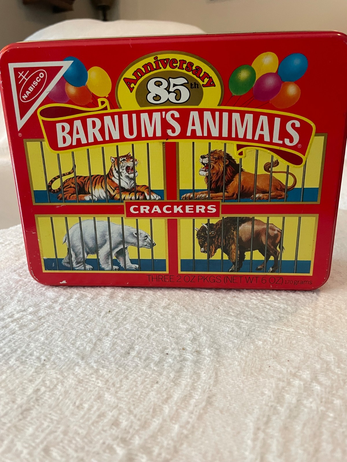 Vintage Nabisco Barnum's Animals Crackers Limited Edition 1987 Metal Tin 8