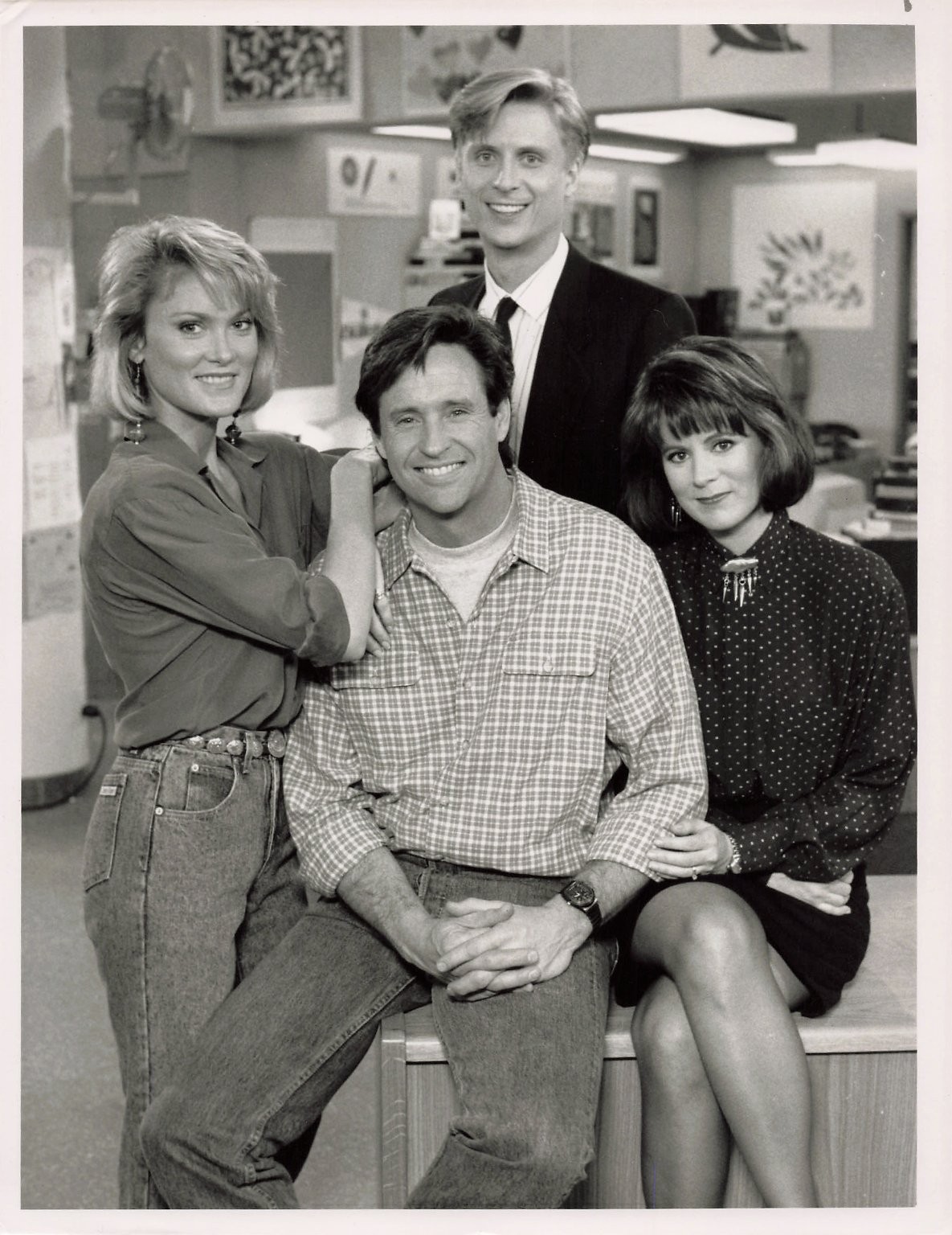 Robert Hays Patricia Richardson NBC TV Show FM 7x9 Publicity Photo 1990 Robert Hays Patricia Richardson NBC TV Show FM 7x9 Publicity Photo 1990