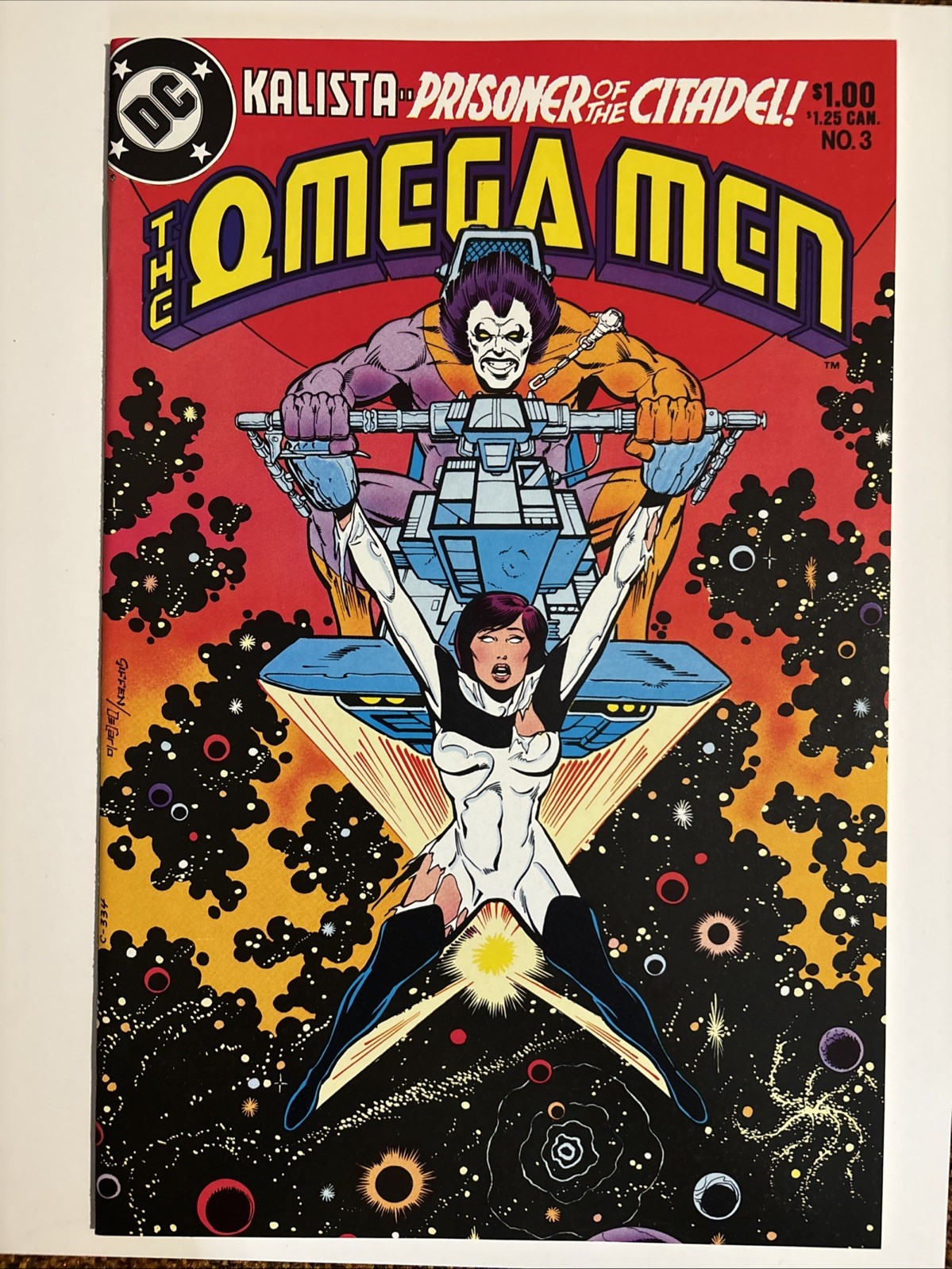 Omega Men 3 1st App of Lobo Keith Giffen  DC Comics 1983 NM/NM-