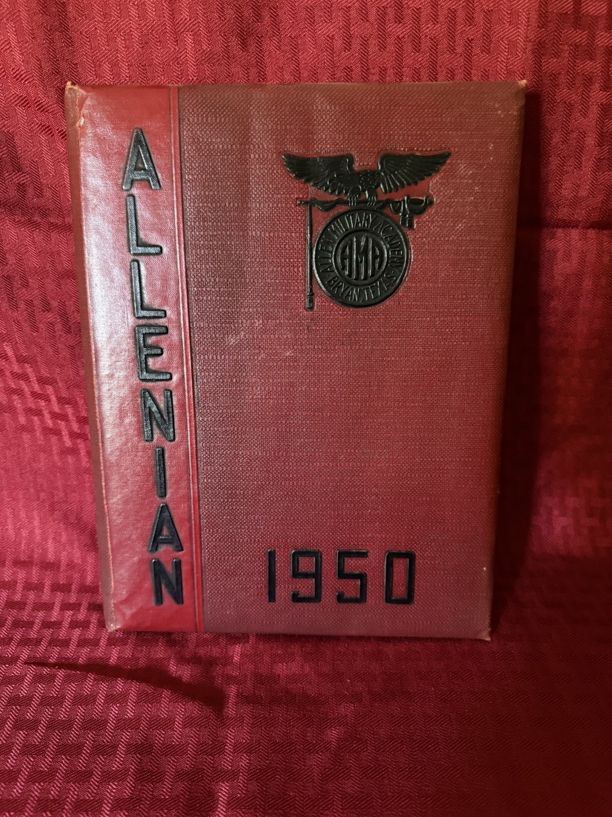 Allenian 1950 Allen Military Academy Bryan Texas - With Signatures Yearbook