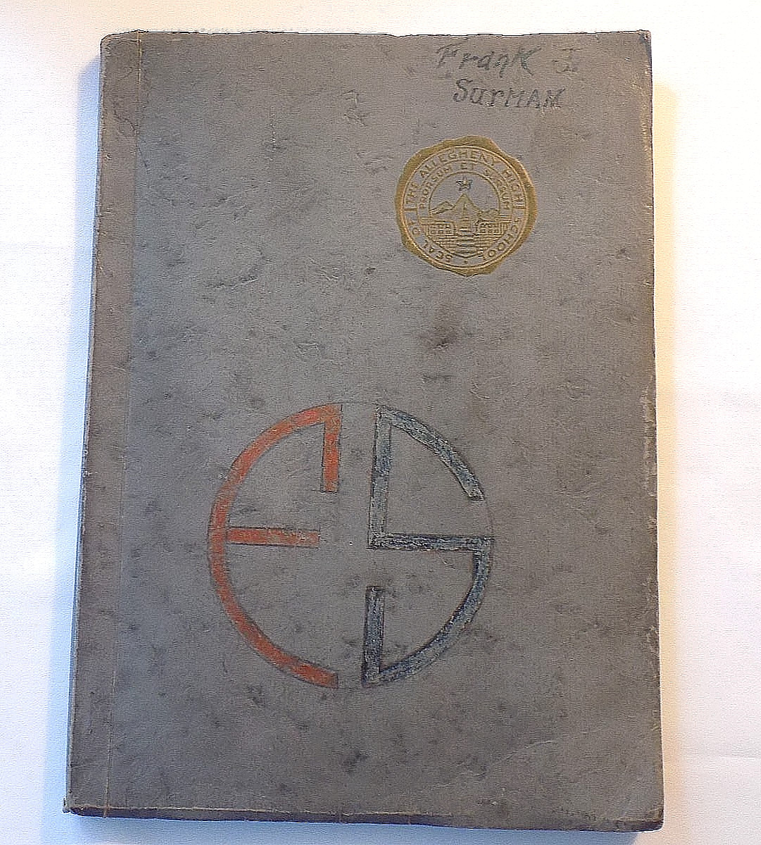 Pittsburgh, PA  -  Allegheny High School 1927 Yearbook - Good Condition