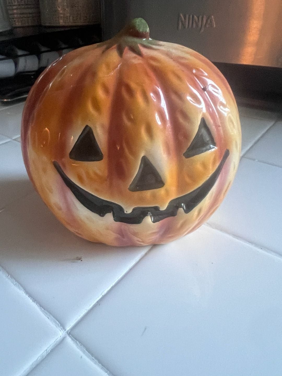 Vintage Relpo Ceramic Jack-O-Lantern Pumpkin Planter Halloween Fall Vintage Relpo Ceramic Jack-O-Lantern Pumpkin Planter Halloween Fall