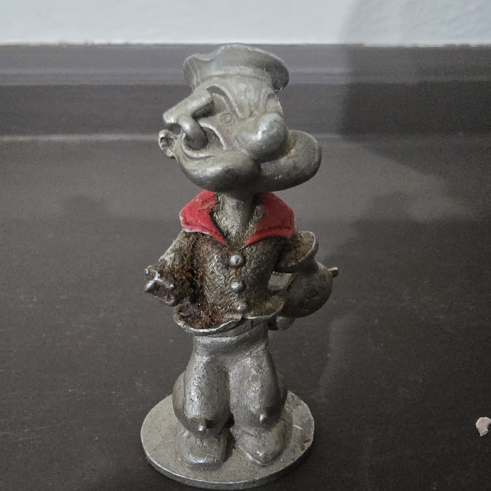 1980 KFS Spoontiques Pewter POPEYE Sailorman Tugboat Cartoon Miniature Figure 1980 KFS Spoontiques Pewter POPEYE Sailorman Tugboat Cartoon Miniature Figure