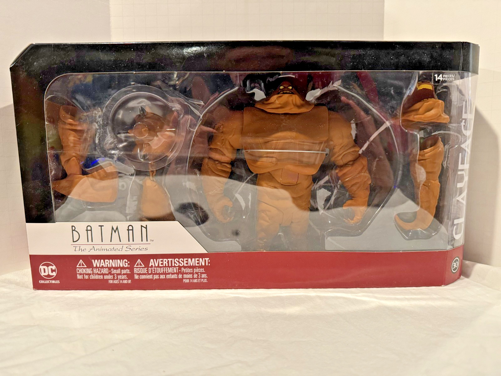 DC BATMAN THE ANIMATED SERIES DELUXE CLAYFACE ACTION FIGURE NIB