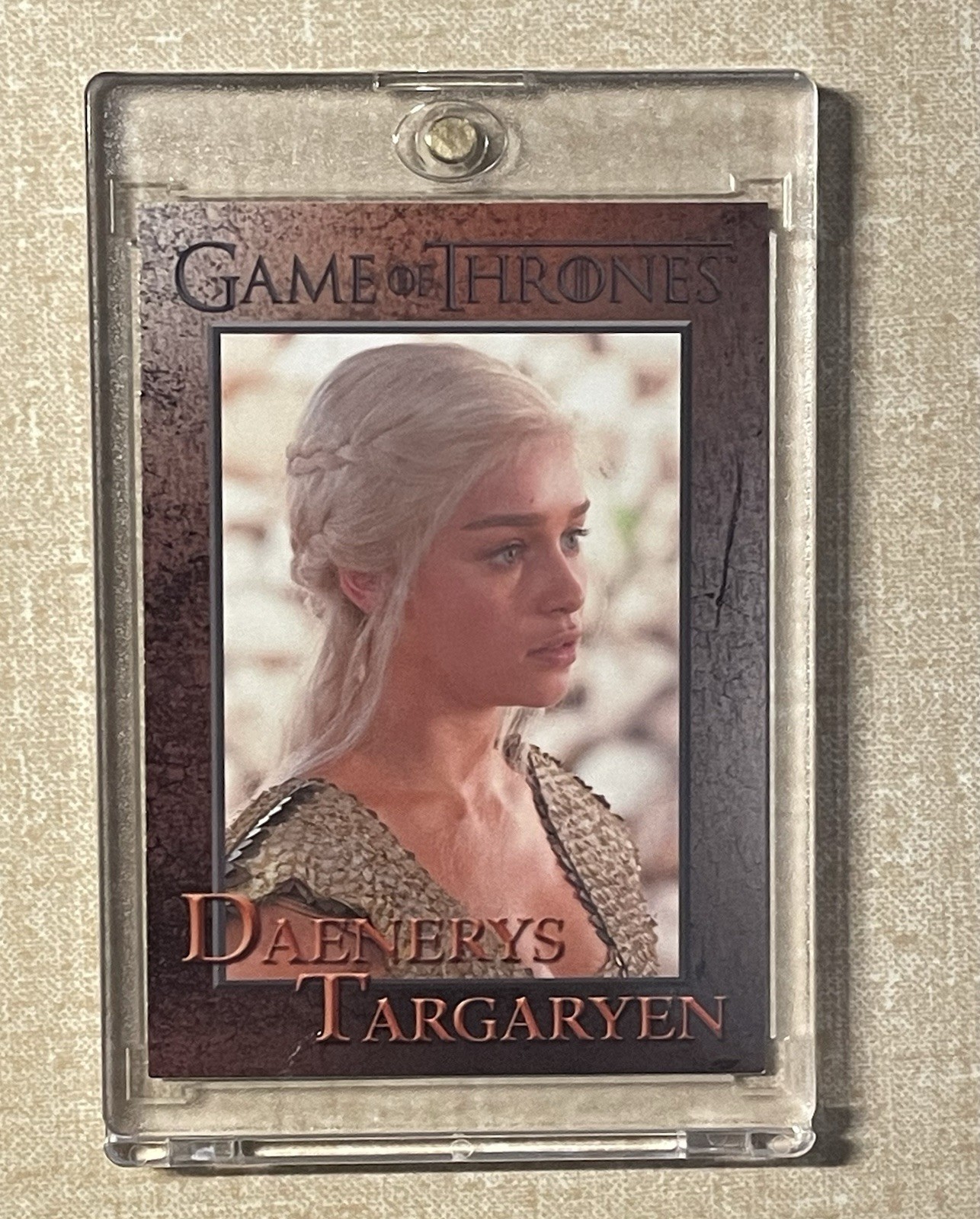 2012 Rittenhouse Game of Thrones Daenerys Targaryen #66 Rookie Emilia Clarke 2012 Rittenhouse Game of Thrones Daenerys Targaryen #66 Rookie Emilia Clarke