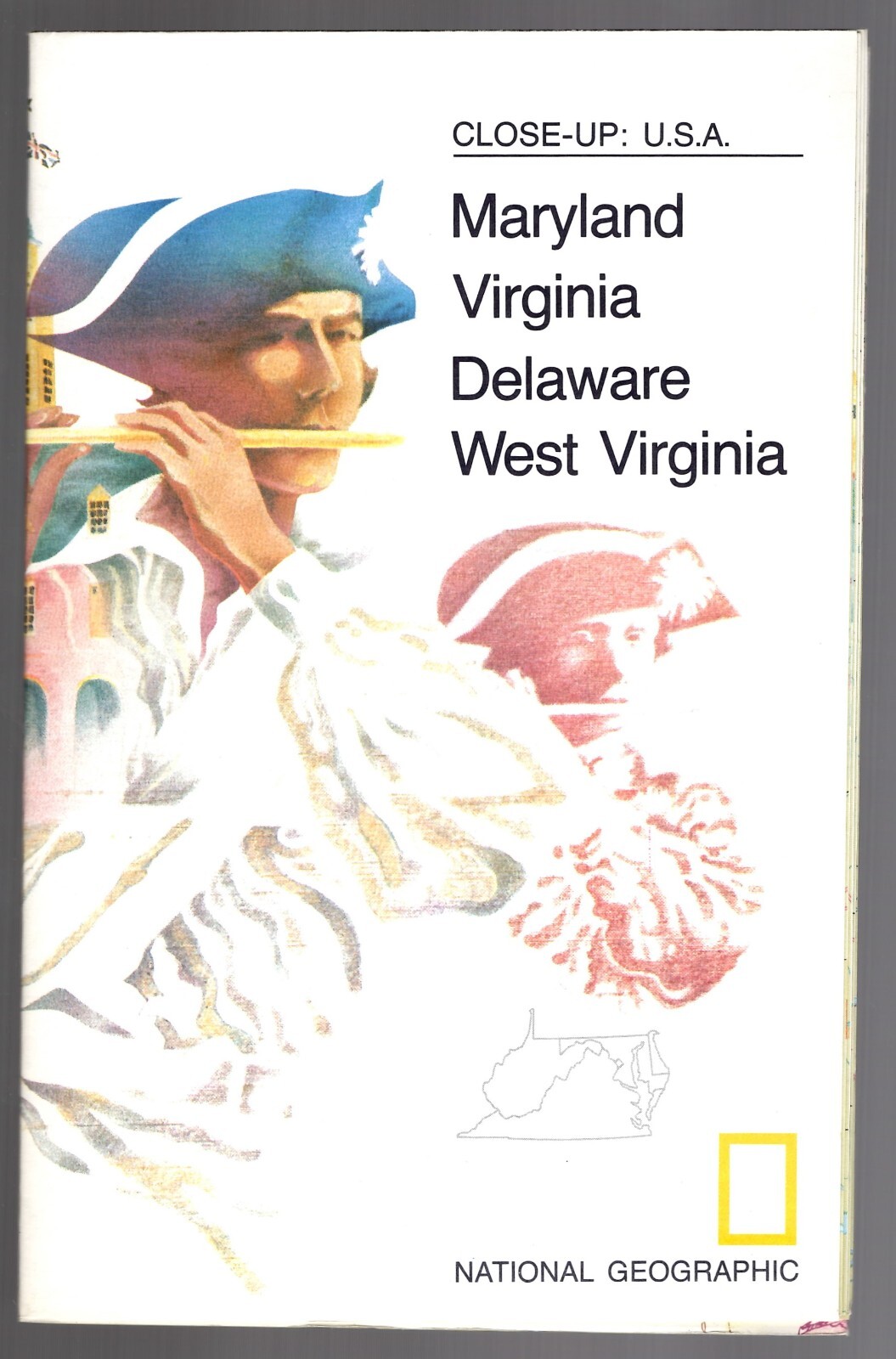 Map National Geographic Maryland Virginia Delaware West Virginia 1976 Map National Geographic Maryland Virginia Delaware West Virginia 1976