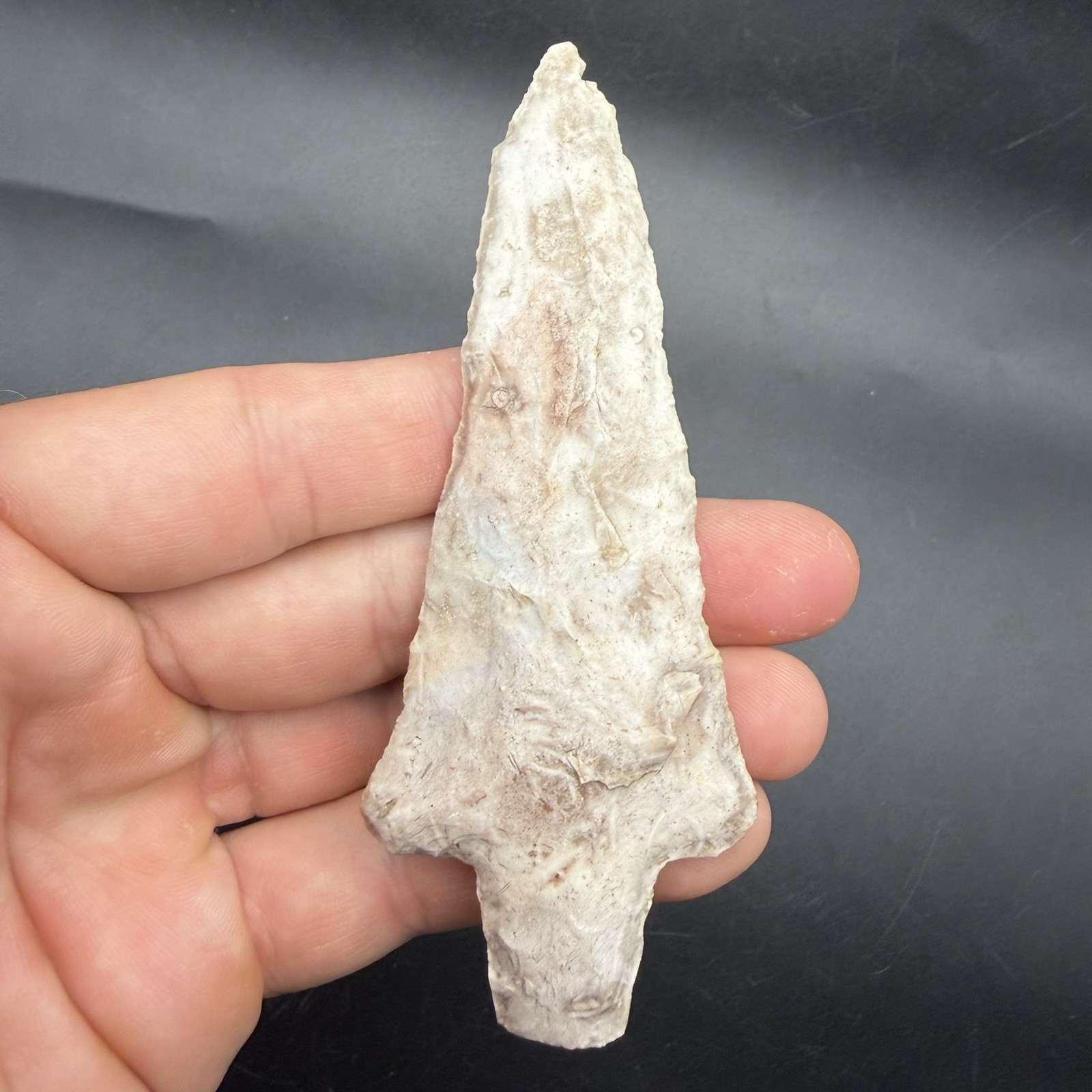 HUGE MARION INDIAN ARROWHEAD SPEAR ARTIFACT 4.19” Authentic CENTRAL FLORIDA