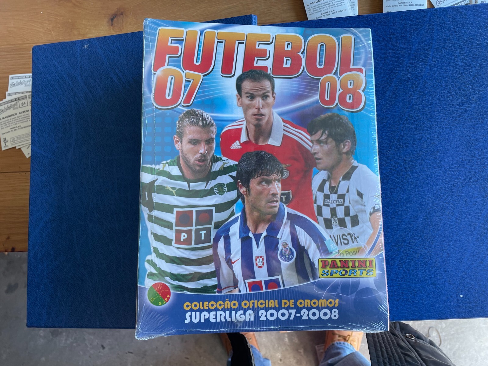 PANINI ALBUM SEALED WITH THE WHOLE SERIES COMPLETE FOOTBALL 2007/08 07/08