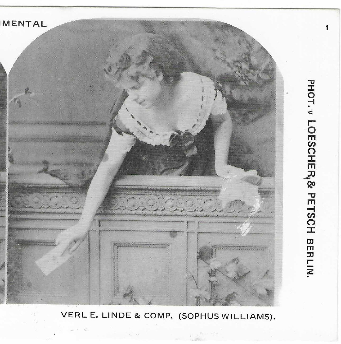 Woman Passing A Love Note?, 1978 Reproduction Stereoview Woman Passing A Love Note?, 1978 Reproduction Stereoview
