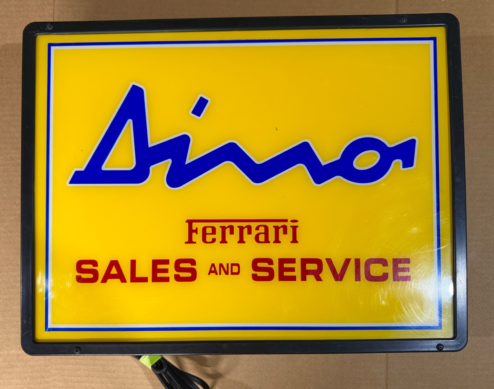 Ferrari Sign, Dino Ferrari, Vintage Ferrari Ferrari Sign, Dino Ferrari, Vintage Ferrari