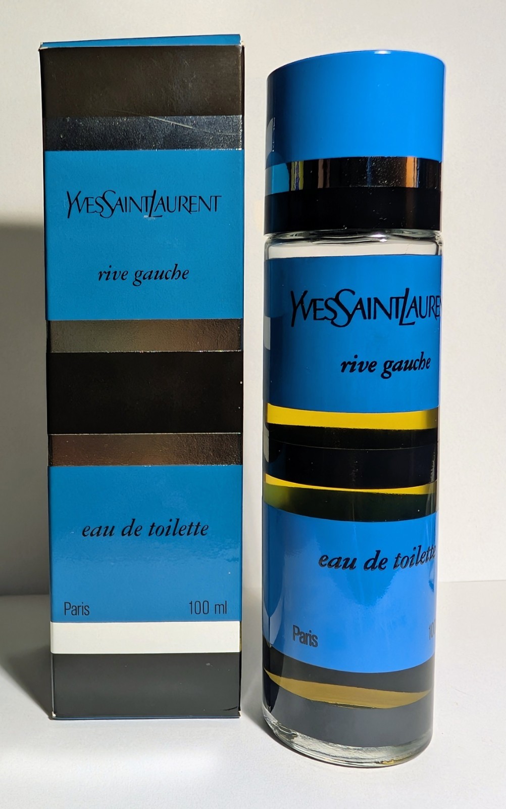 *Vintage* 1981 YVES SAINT LAURENT RIVE GAUCHE EDT 100ml SPLASH BOTTLE VINTAGE *Vintage* 1981 YVES SAINT LAURENT RIVE GAUCHE EDT 100ml SPLASH BOTTLE VINTAGE