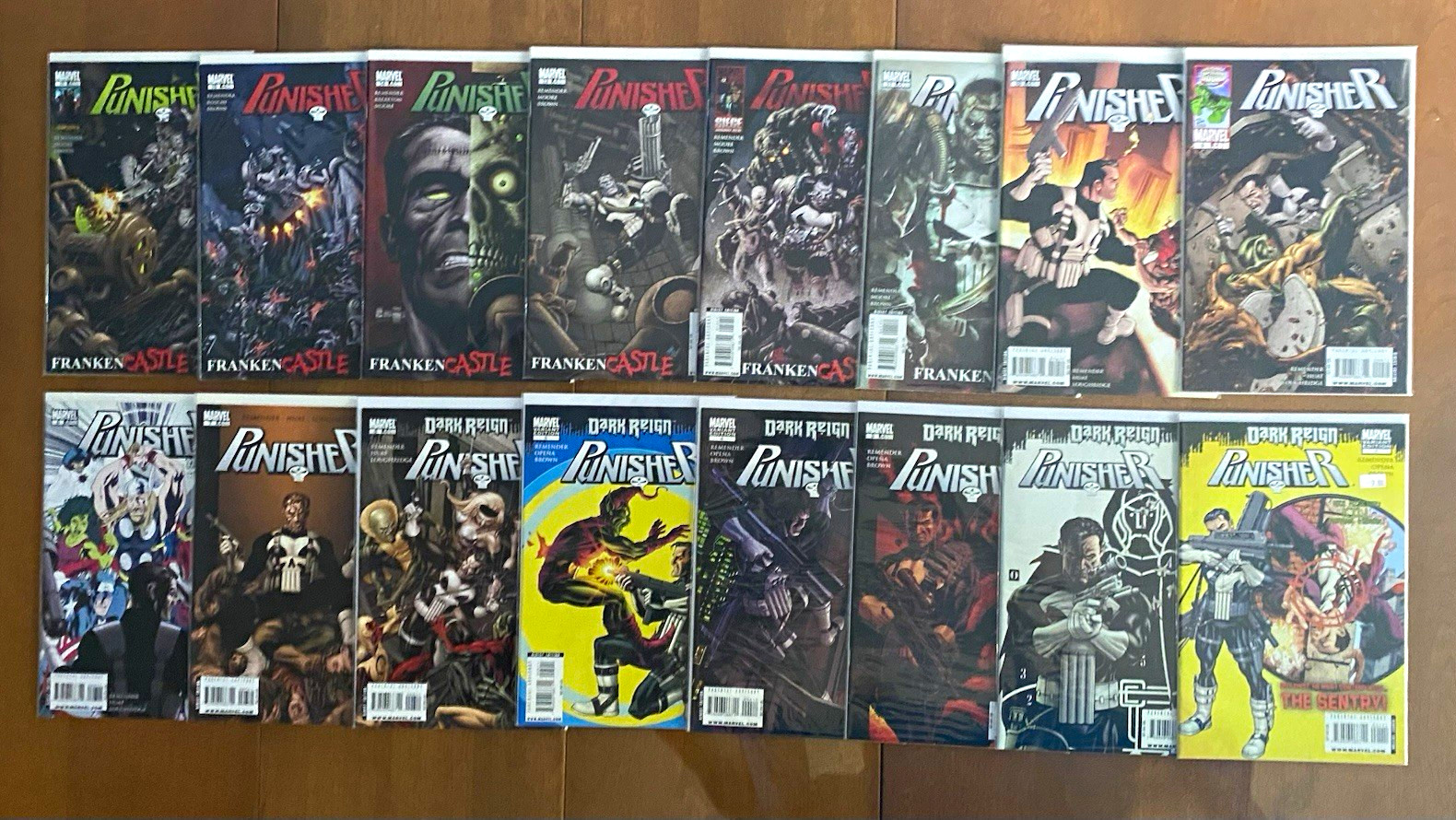 Marvel Comics Punisher (Lot 1-16) First Appearance Franken-Castle Bagged&Backed 