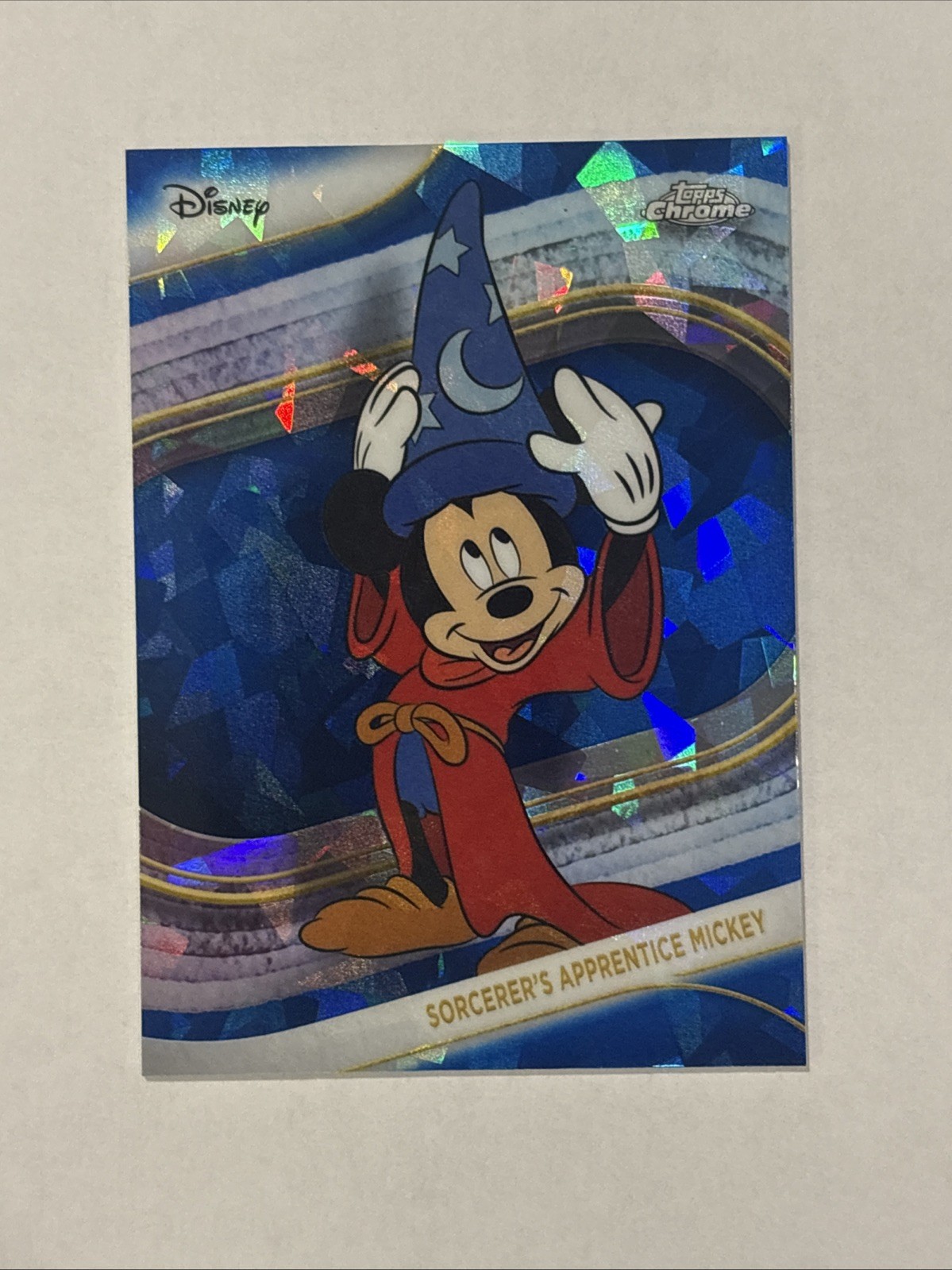 2025 Topps Chrome Disney Sapphire Sorcerer’s Apprentice Mickey #190 2025 Topps Chrome Disney Sapphire Sorcerer’s Apprentice Mickey #190