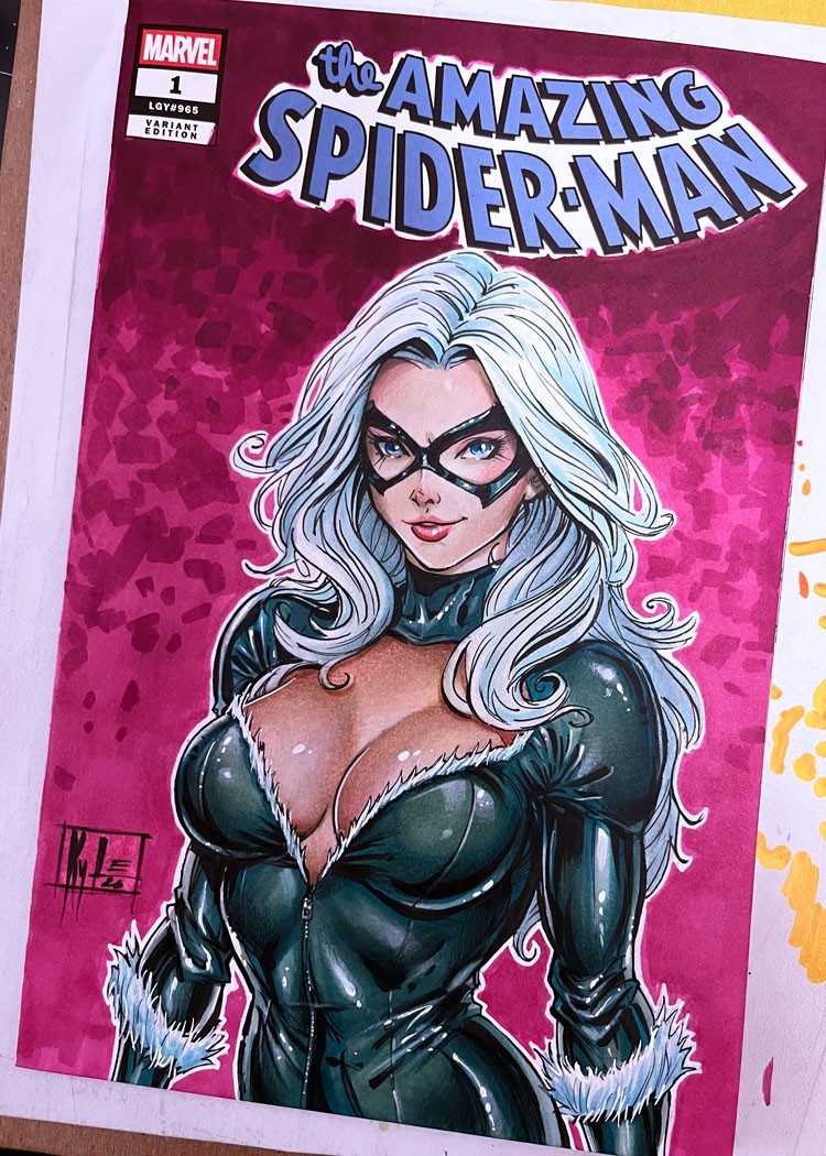 SALE Custom Original Comic Art Sketch Cover Commission 1/1 Jim Kyle