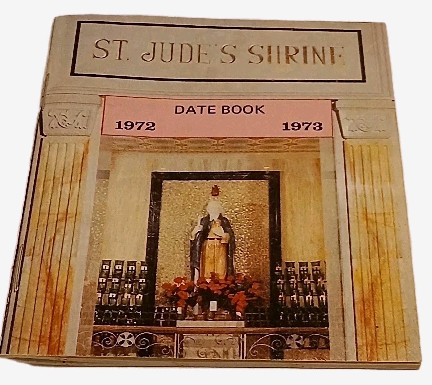Vintage St. Jude’s Shrine Baltimore 1972-73 Date Book Catholic Prayer Calendar
