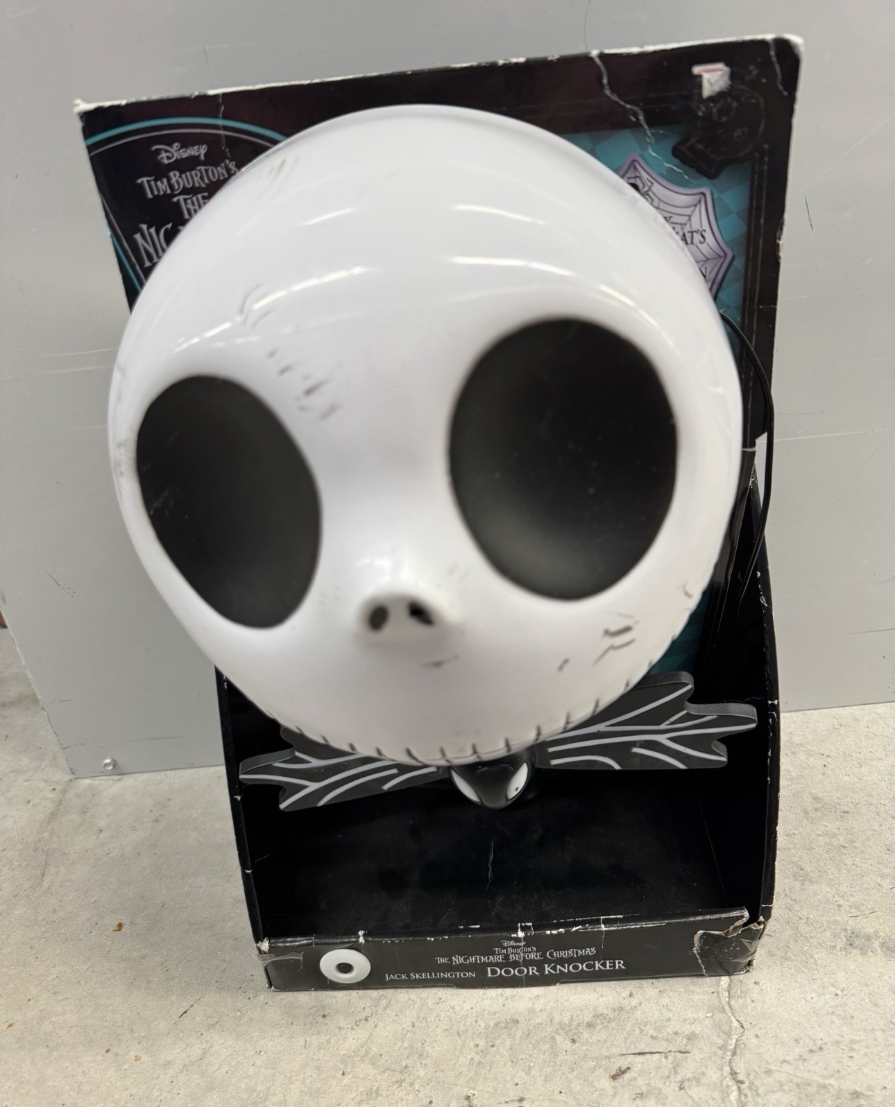 Animated Jack Skellington Door Knocker, 9.5 x 16.5in Nightmare Before Christmas