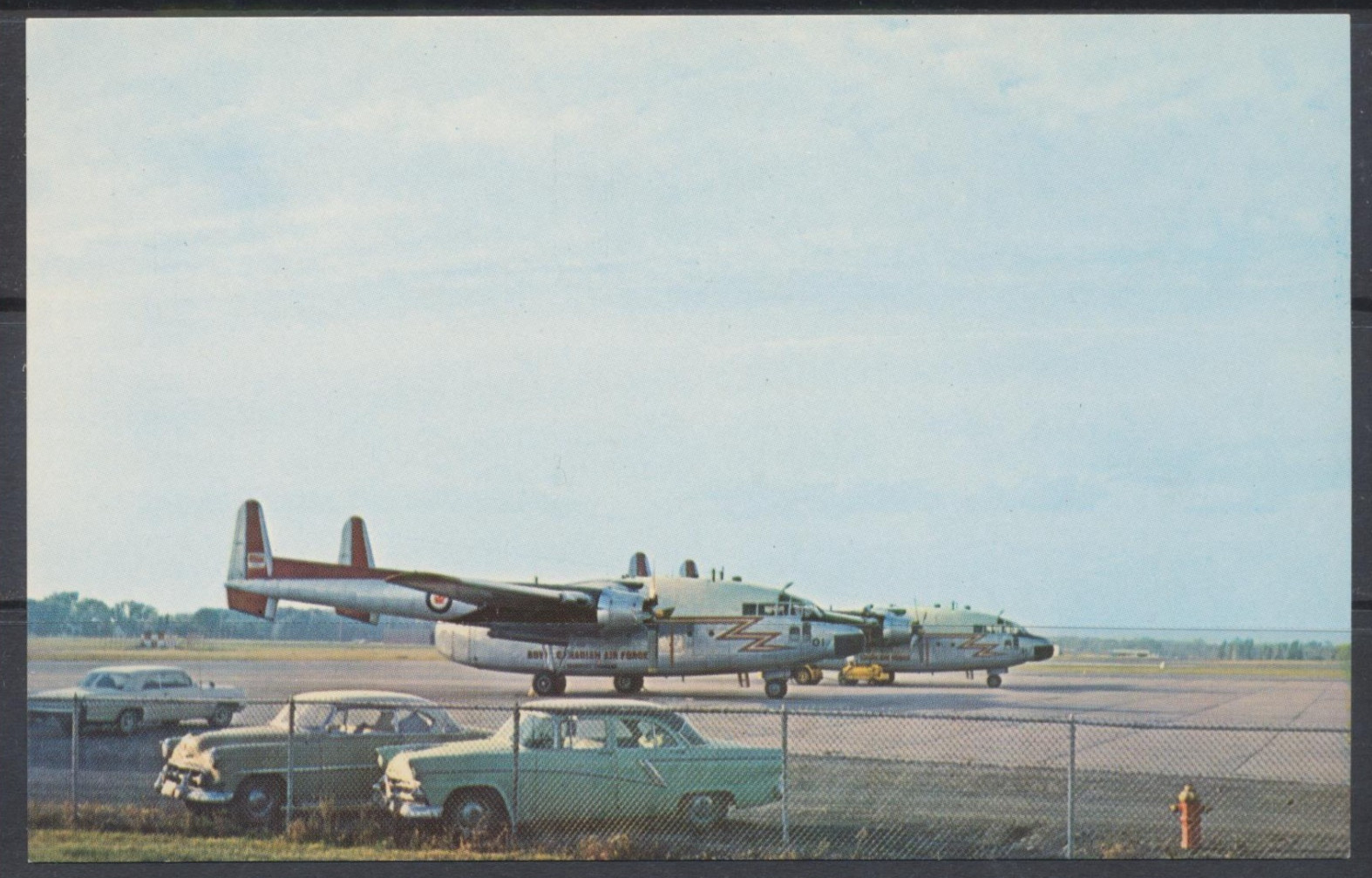 1950s-60s Canada ~ Trenton, Ont. ~ RCAF Station ~ C-119 Flying Box Car Transport