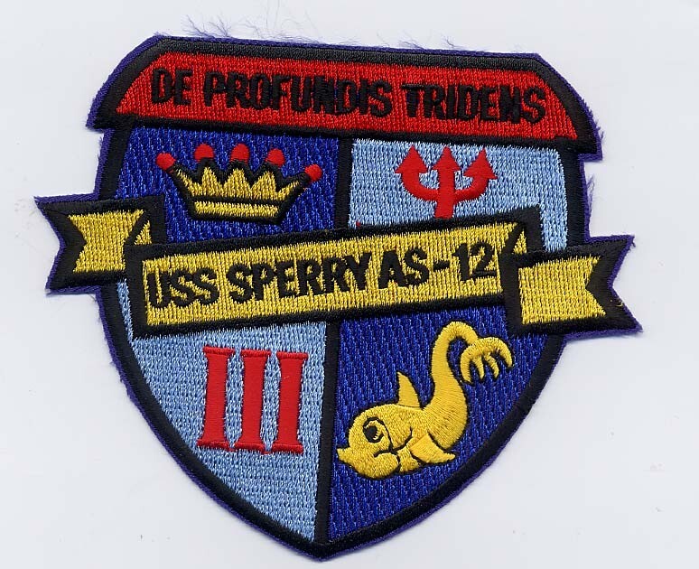 USS Sperry AS12 - De Profundis Tridens - 4 in FE - BCP # b545