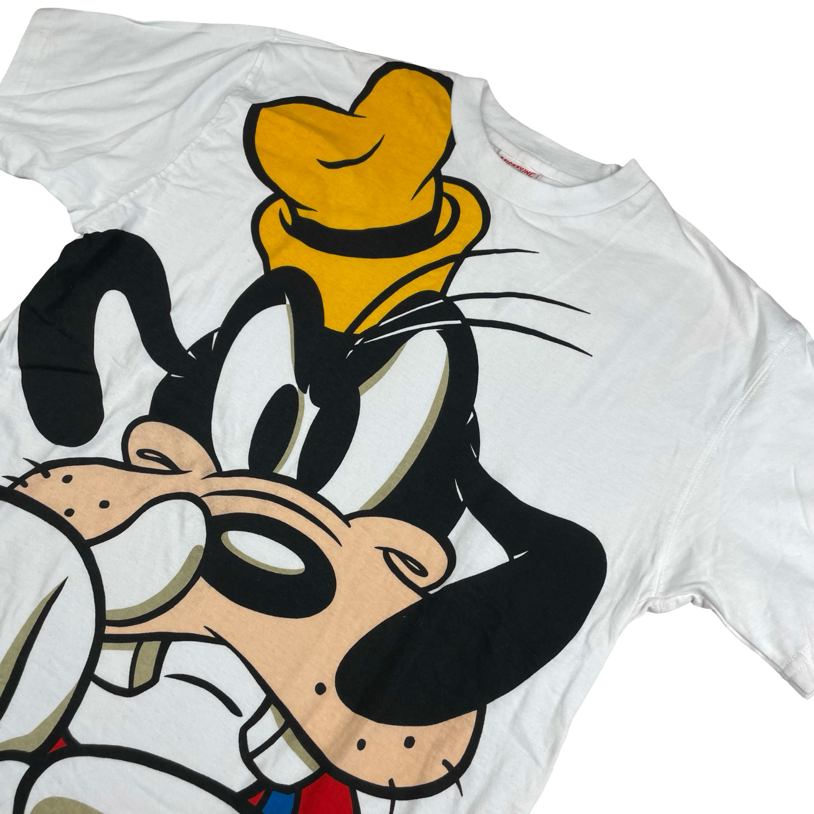 VTG NEW RARE Mickey Inc Goofy 100% Cotton T-Shirt White • Yourh XL | Adult Small VTG NEW RARE Mickey Inc Goofy 100% Cotton T-Shirt White • Yourh XL | Adult Small