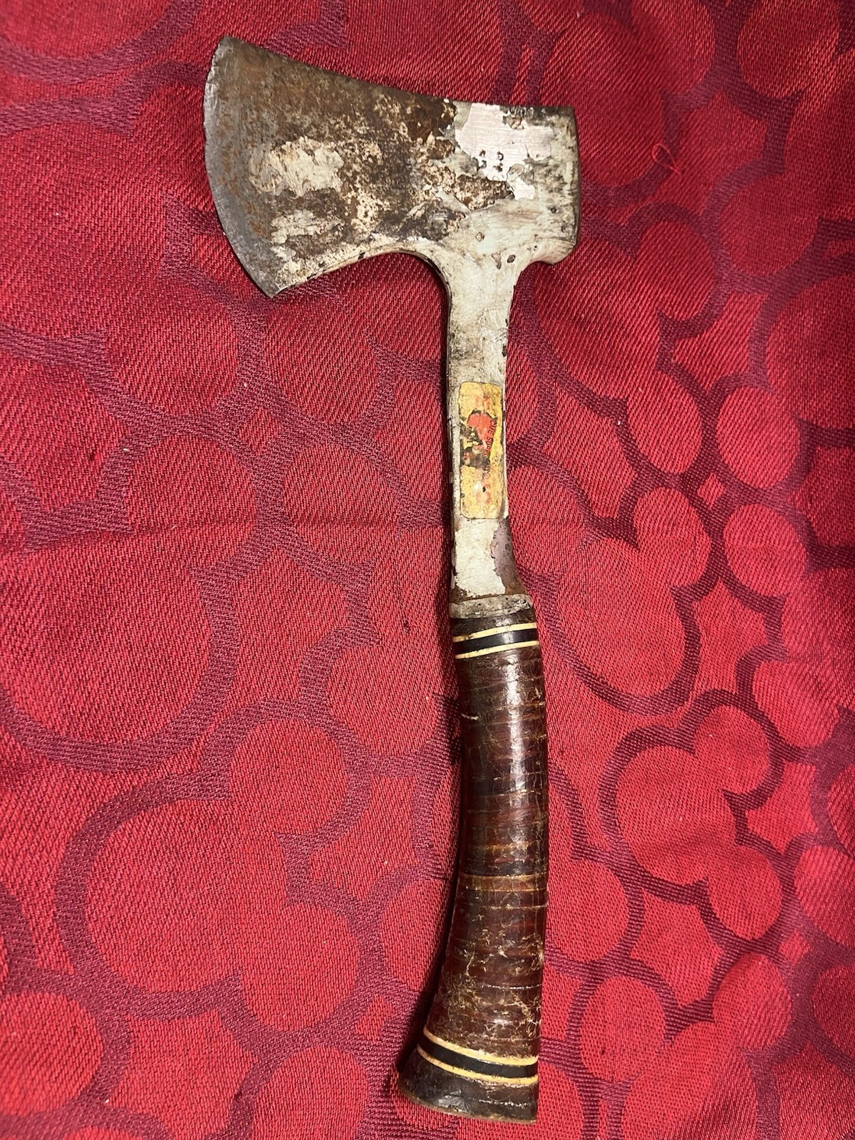 Vintage Estwing Hatchet w/ Stacked Leather Handle USA Made Camp Axe -- 9945 Vintage Estwing Hatchet w/ Stacked Leather Handle USA Made Camp Axe -- 9945