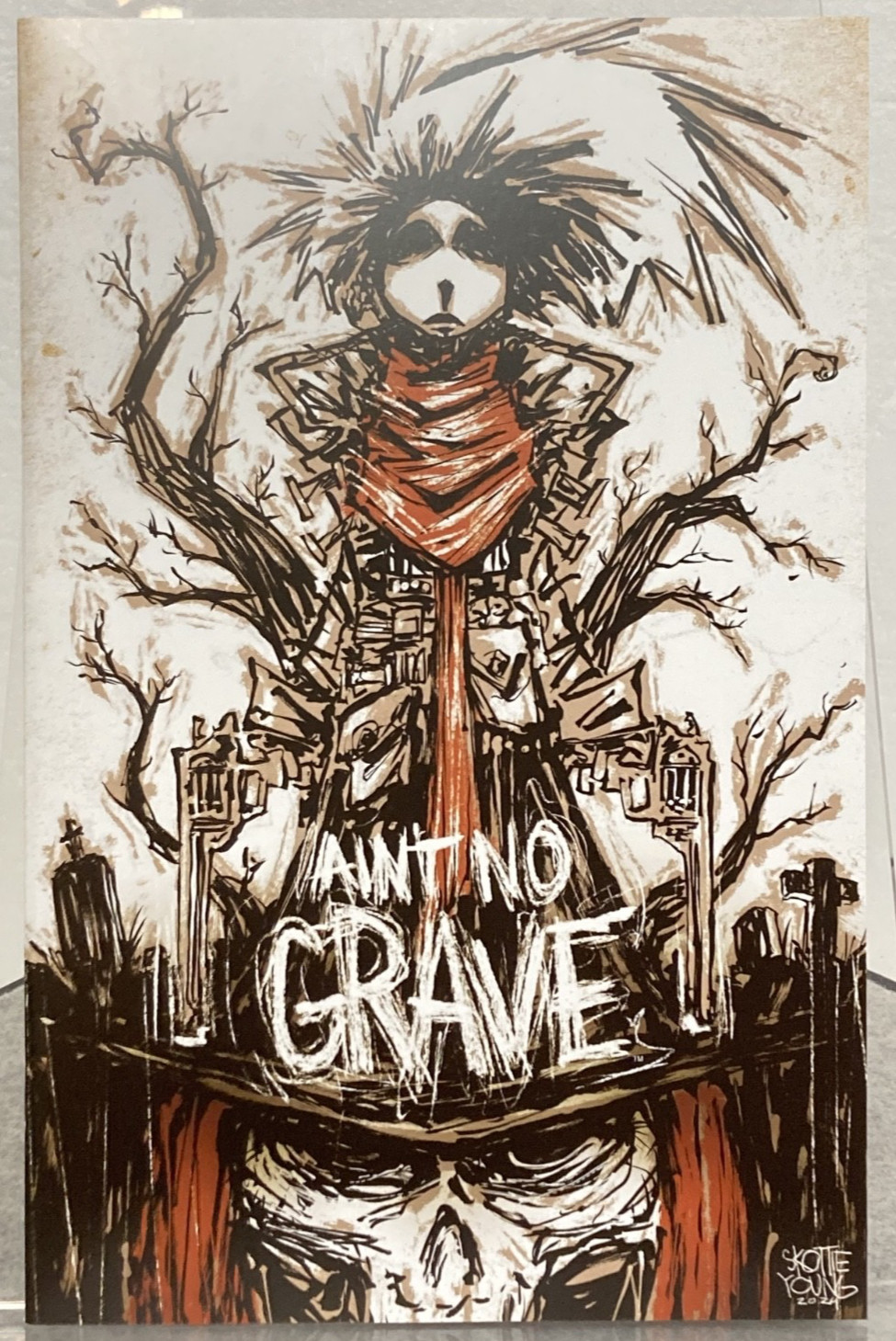 AIN\'T NO GRAVE #1 SKOTTIE YOUNG LTD ED 1500 WEBSTORE EXCLUSIVE COVER IMAGE 2024