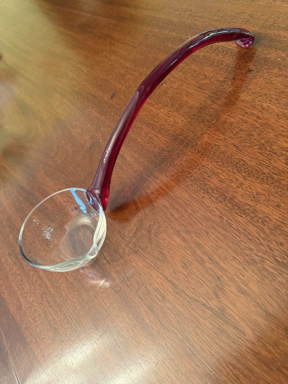 Vintage Red Cadmium & Manganese Ladle 14 Vintage Red Cadmium & Manganese Ladle 14