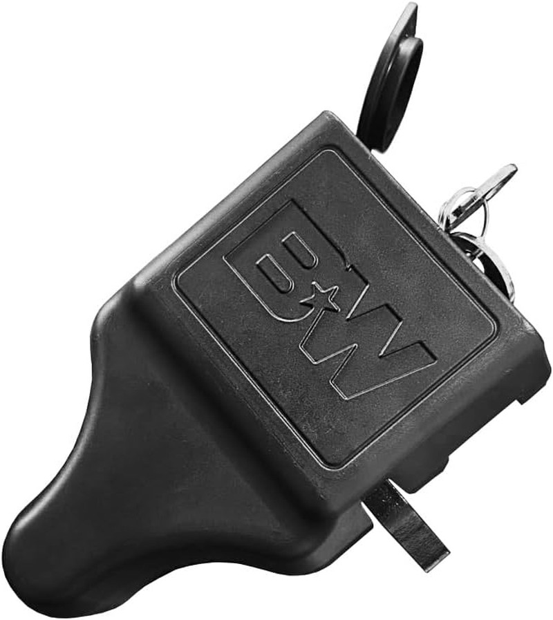 B&W Trailer Hitches Tow & Stow Pin Lock - All-in-One Lock for Adjustment Pins - B&W Trailer Hitches Tow & Stow Pin Lock - All-in-One Lock for Adjustment Pins -