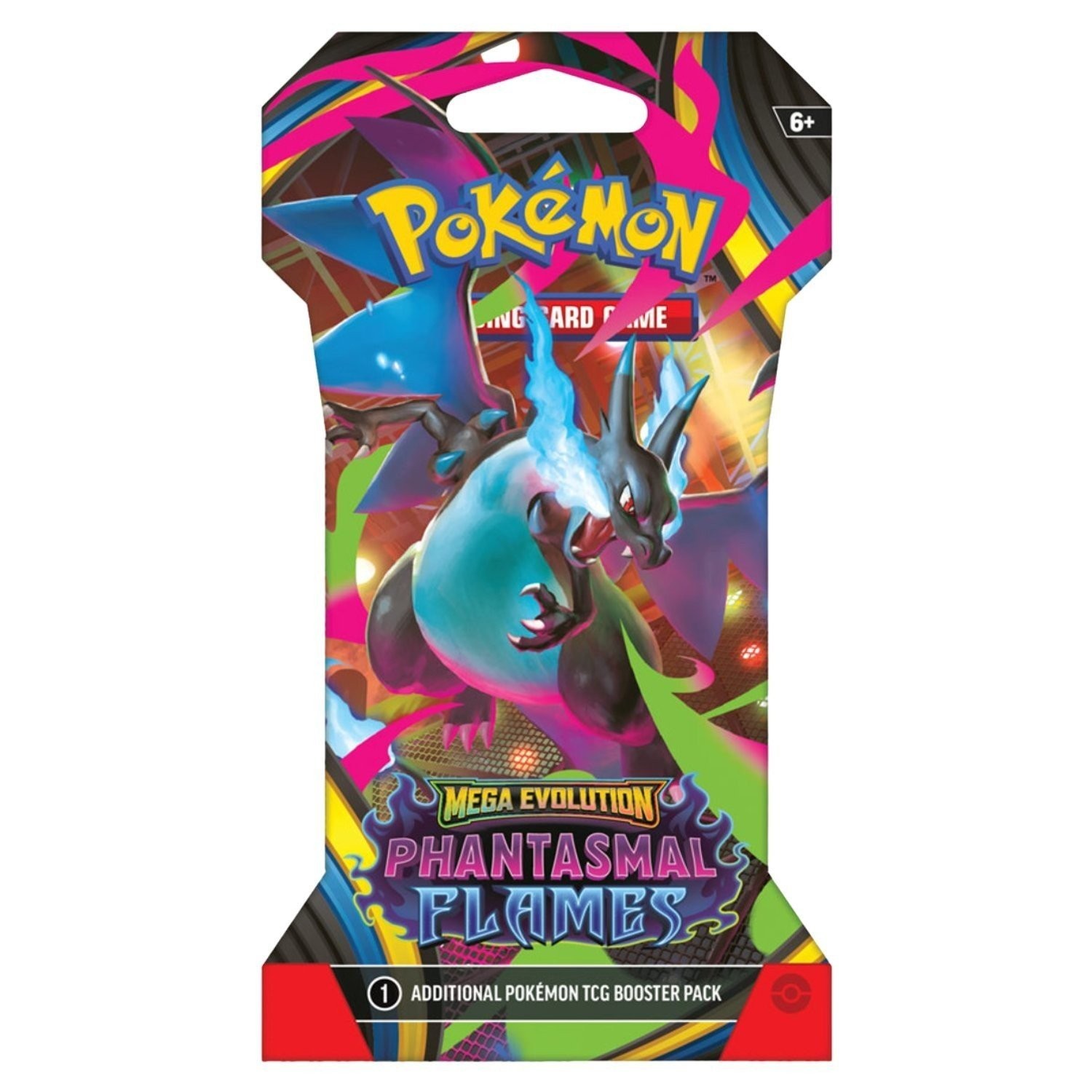 Pokemon ME2 Phantasmal Flames Sleeved Booster Pack | Mega Charizard X
