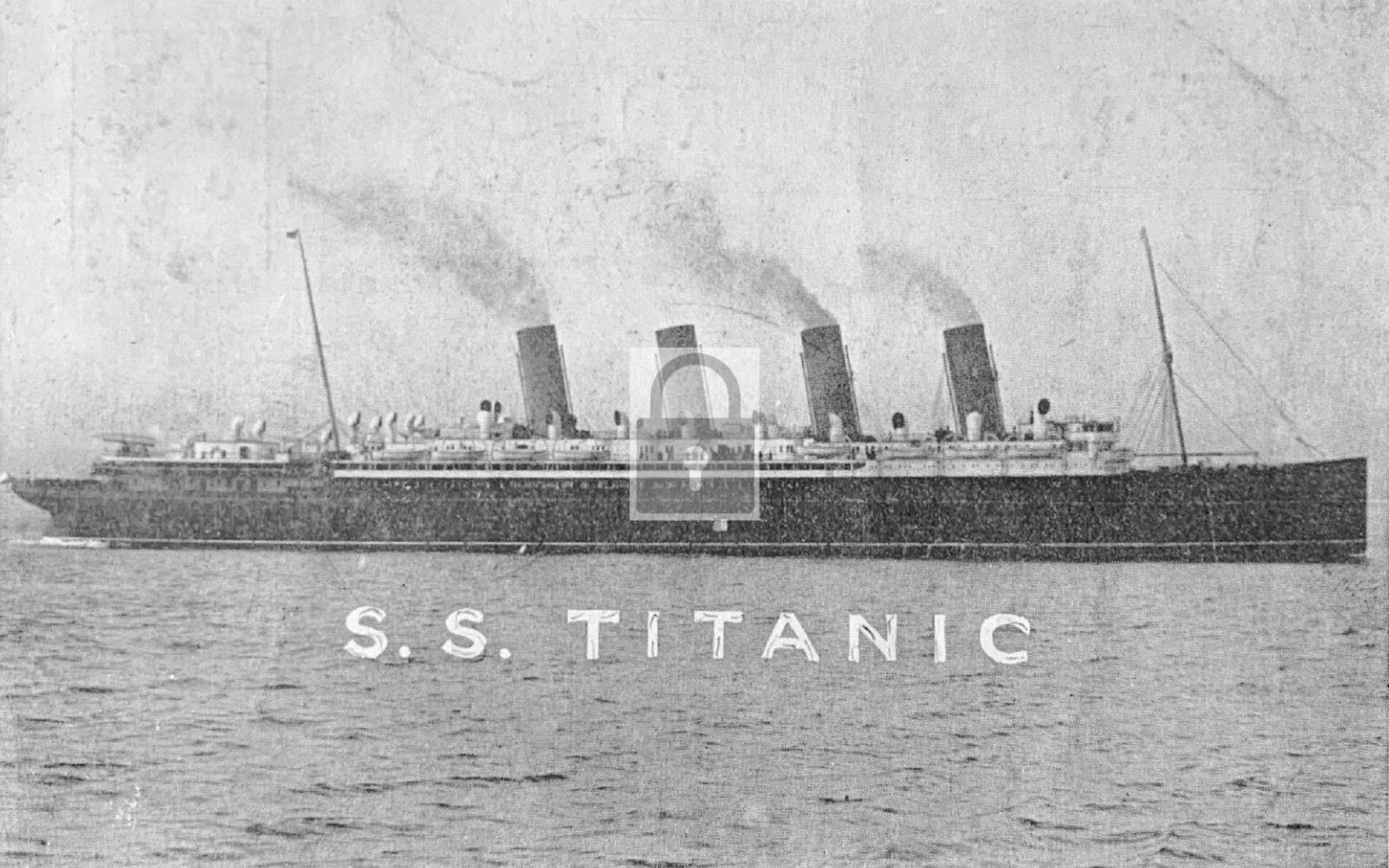 SS Titanic Ship - Reprint